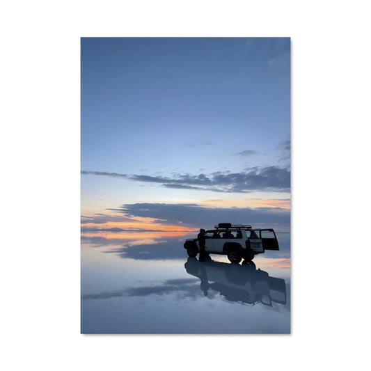 Poster Coucher de Soleil Bolivien