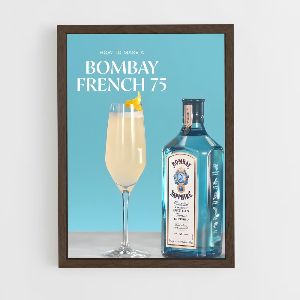 ap-bombay sapphire-1 cadre Bois foncé