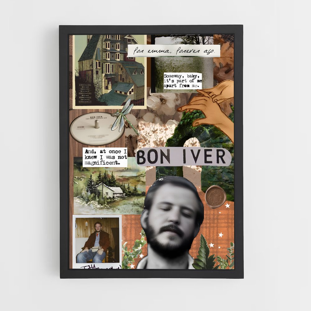 ap-bon iver-5 cadre Noir