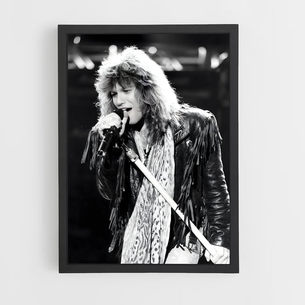 ap-bon jovi-2 cadre Noir