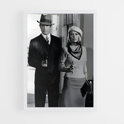 ap-bonnie and clyde-1 cadre Blanc