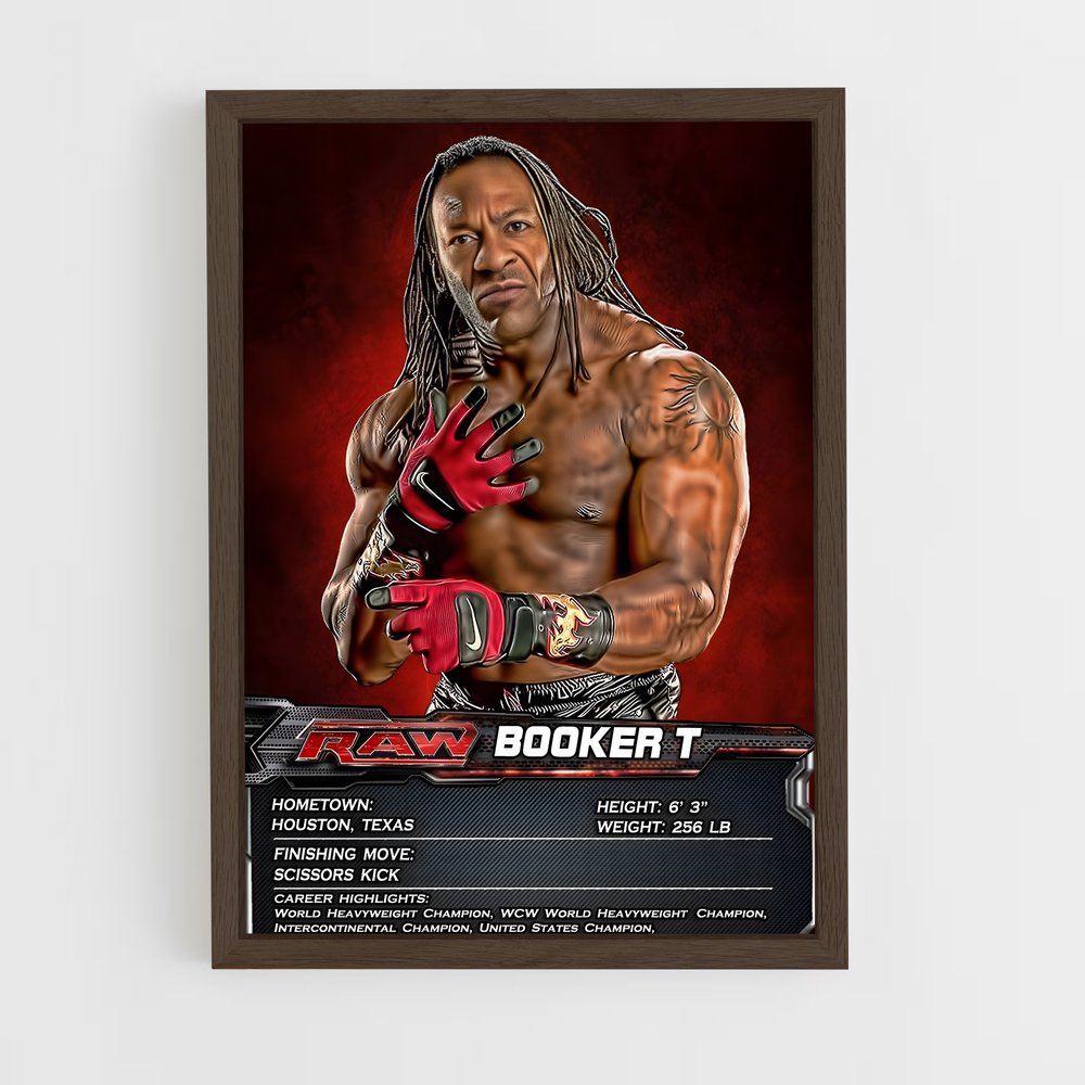 ap-booker t-2 cadre Bois foncé