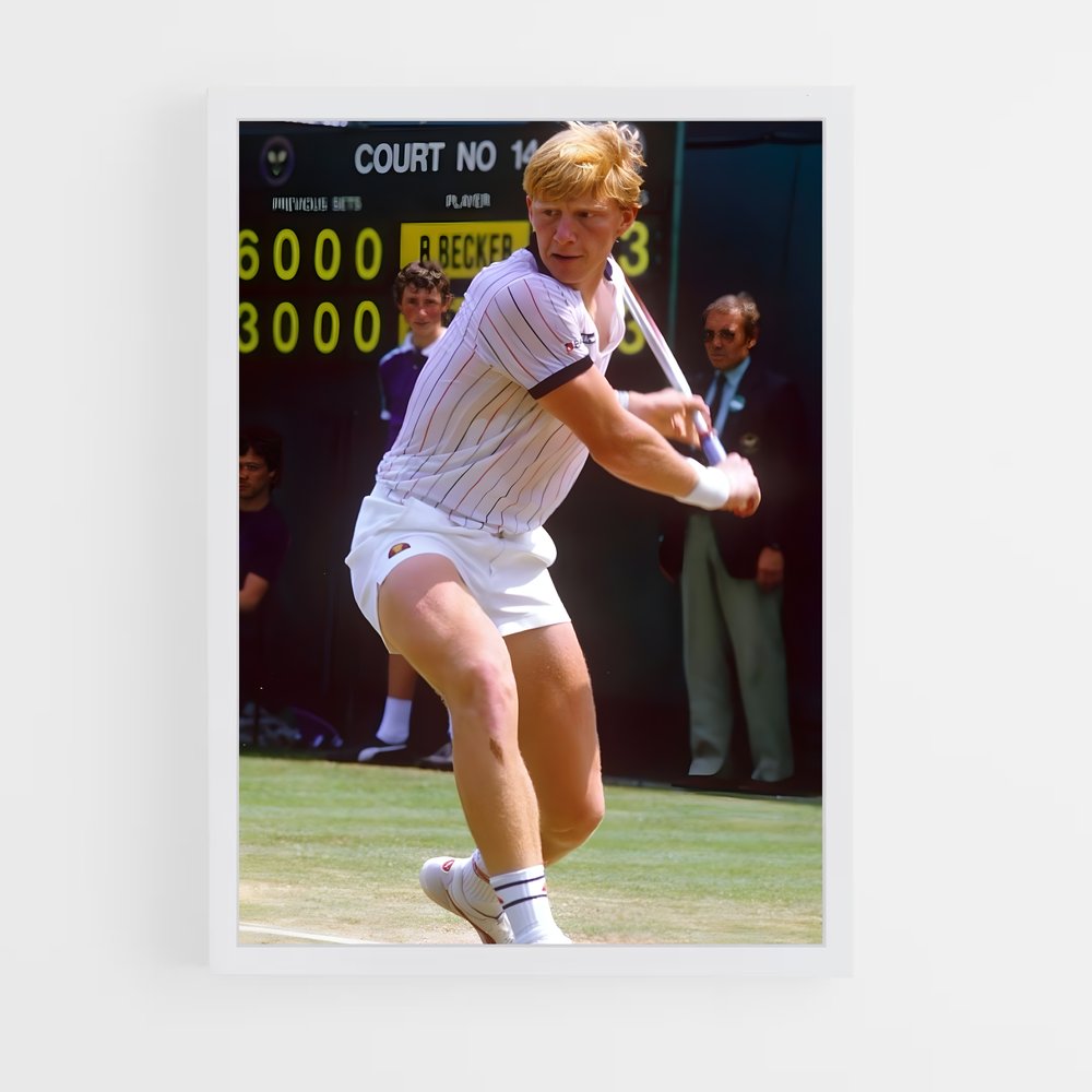 ap-boris becker-4 cadre Blanc