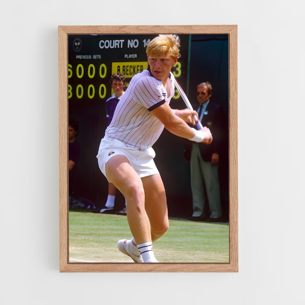 ap-boris becker-4 cadre Bois clair