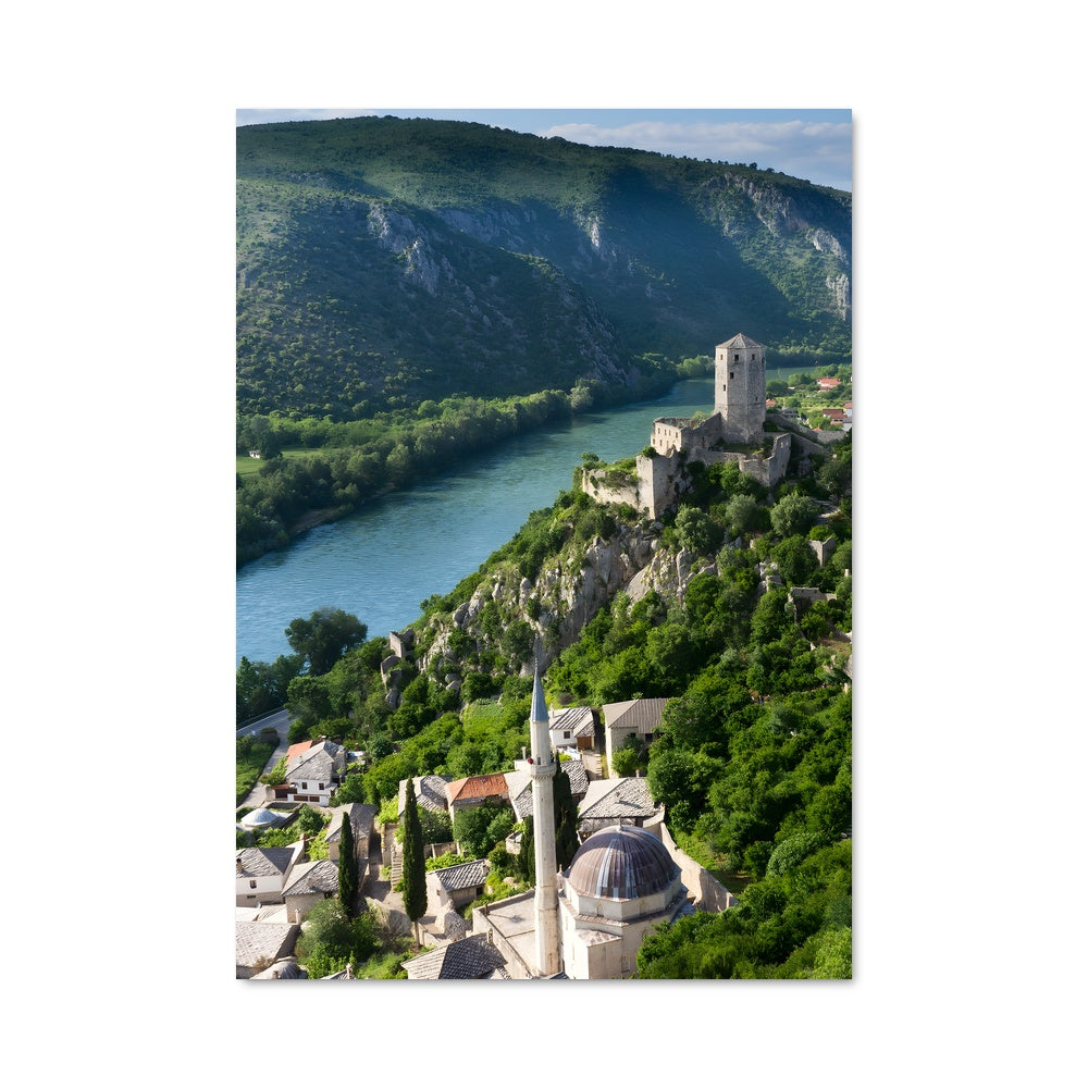 Poster Rivière Azur