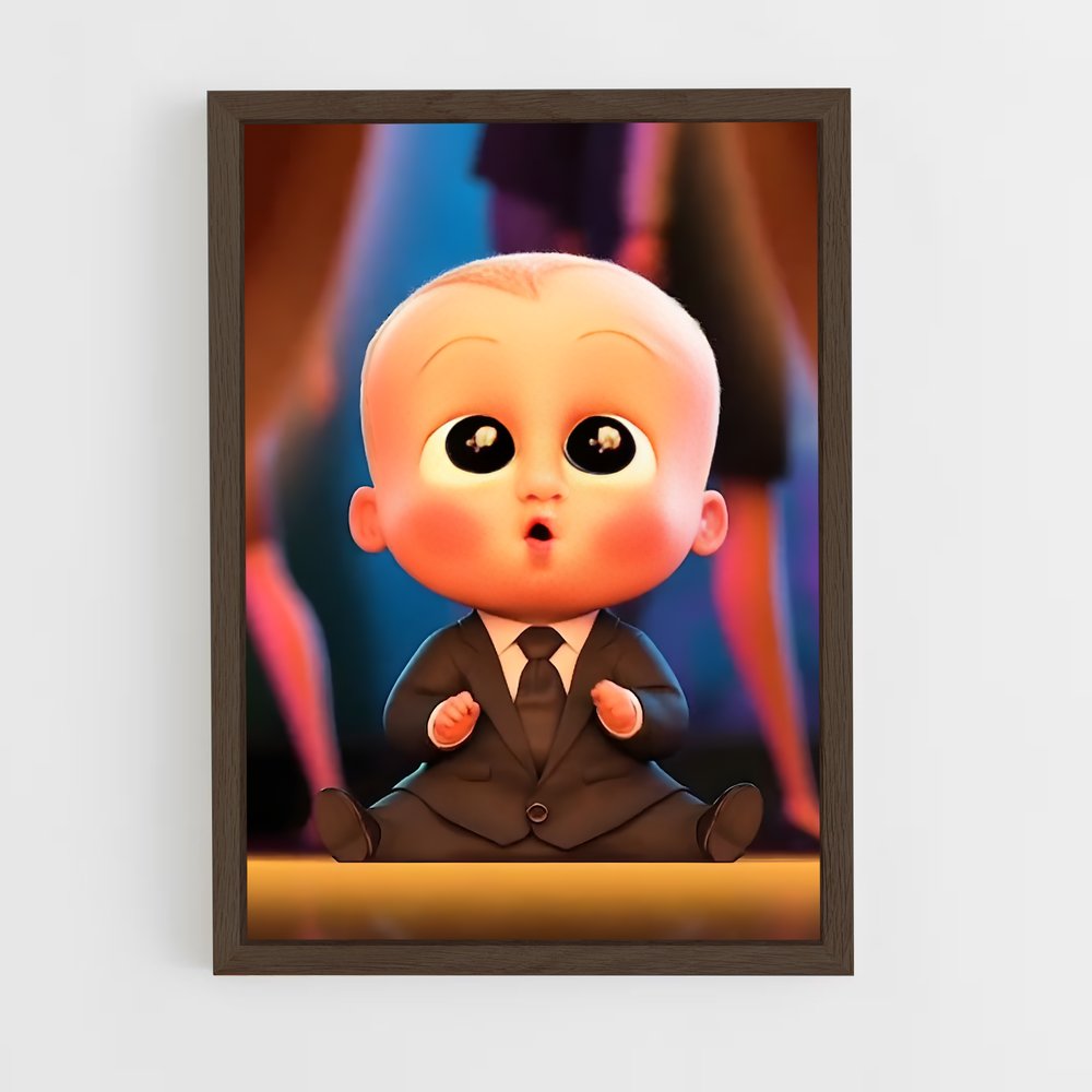 ap-boss baby-5 cadre Bois foncé