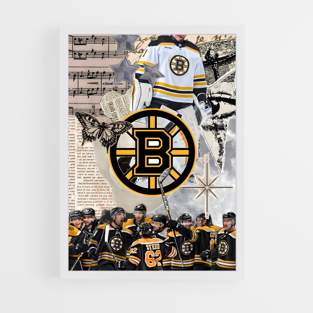 ap-boston bruins-3 cadre Blanc