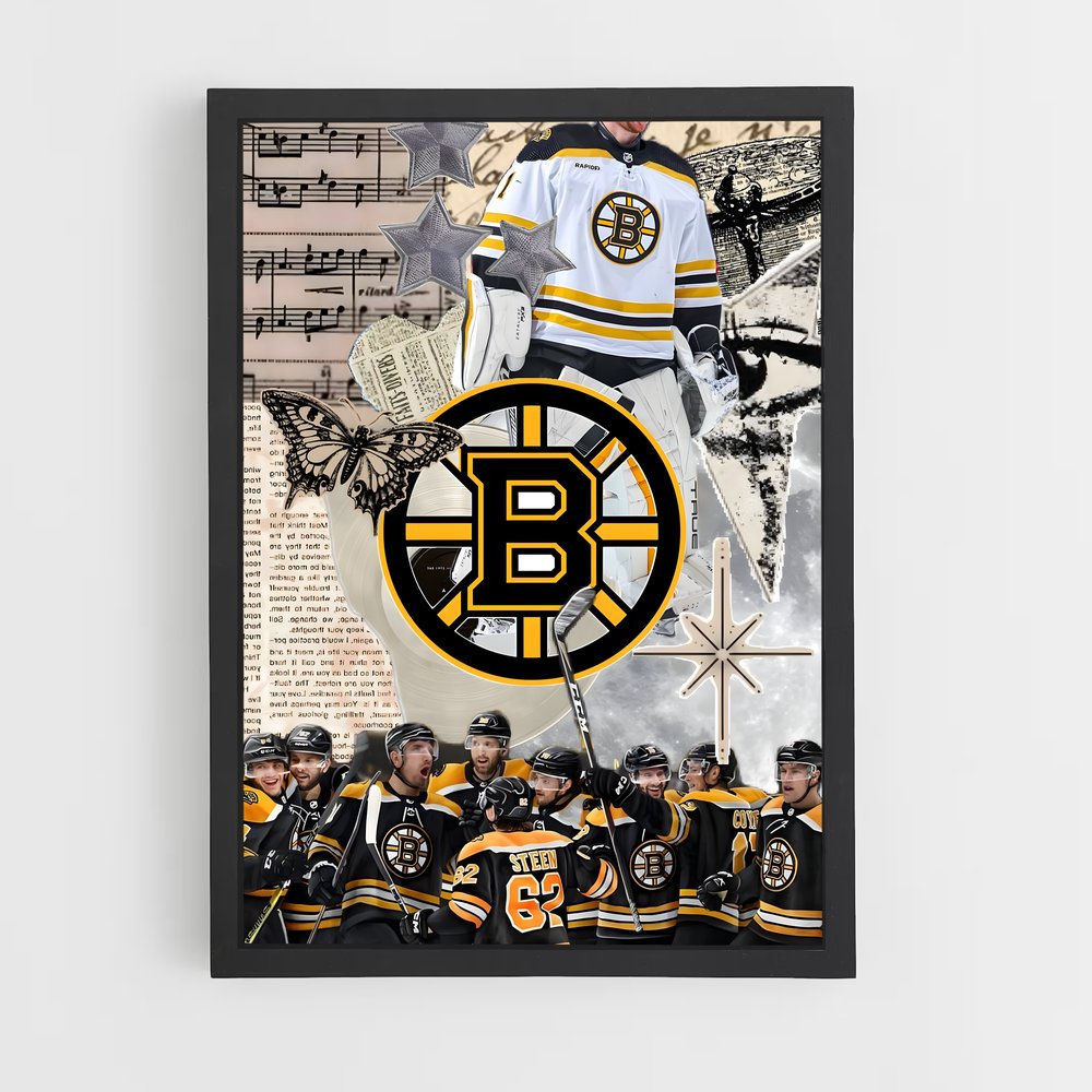 ap-boston bruins-3 cadre Noir