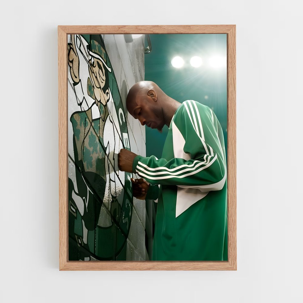 ap-boston celtics-10 cadre Bois clair