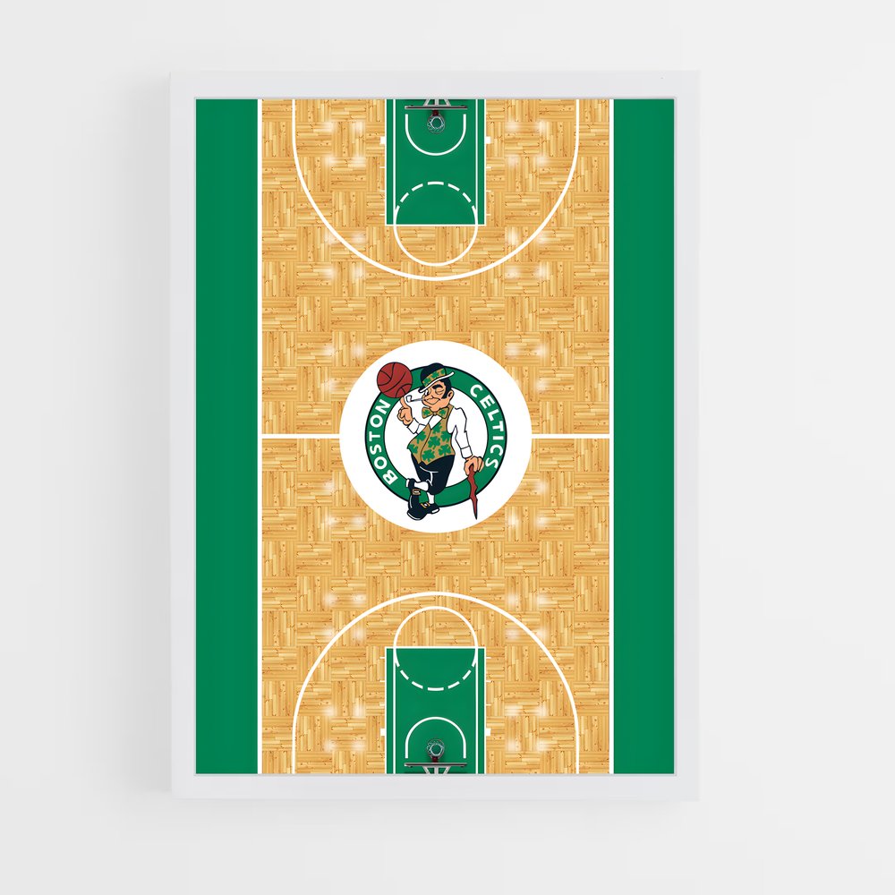ap-boston celtics-13 cadre Blanc