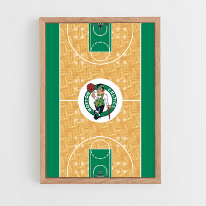 ap-boston celtics-13 cadre Bois clair