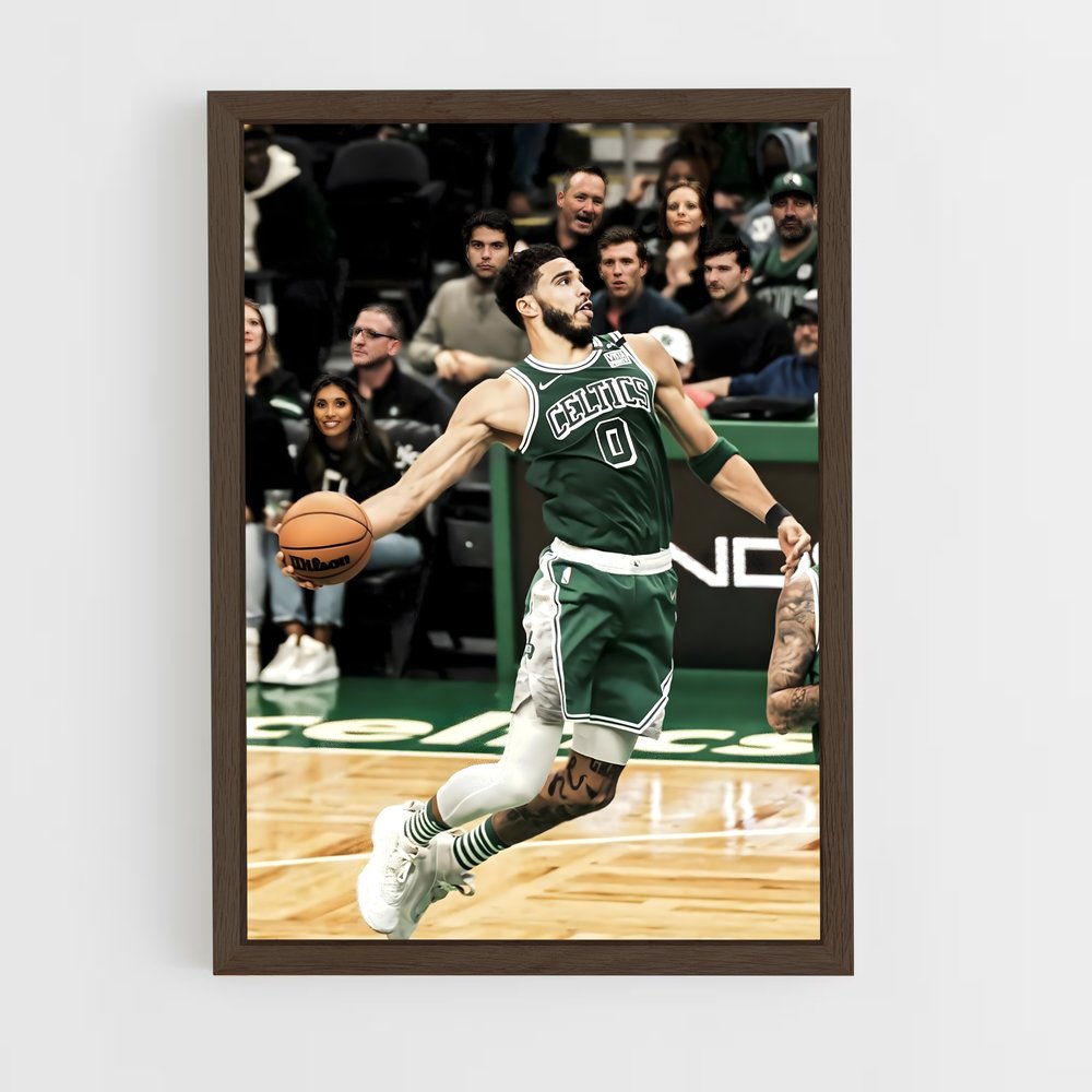 ap-boston celtics-7 cadre Bois foncé