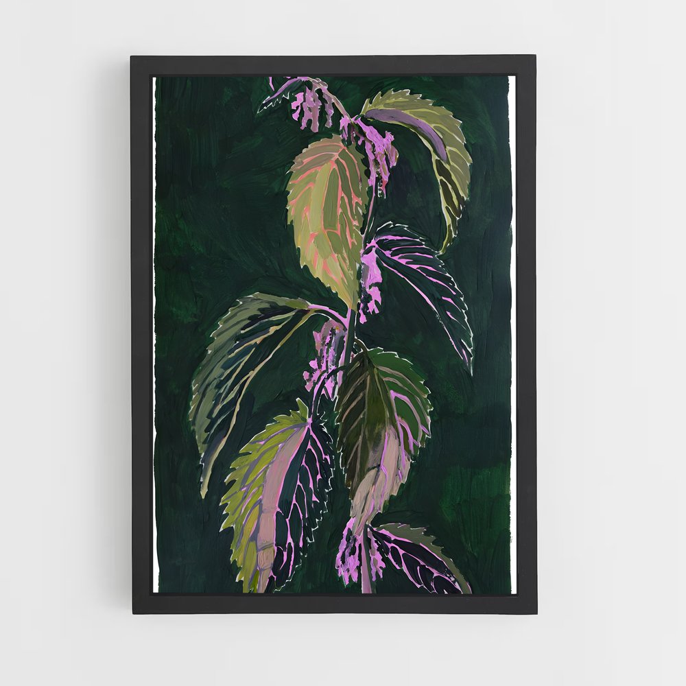 ap-botanical-12 cadre Noir