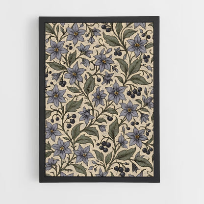 ap-botanical patterns-1 cadre Noir