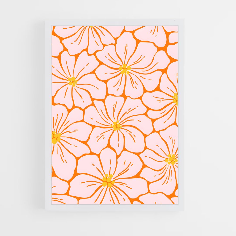 ap-botanical patterns-10 cadre Blanc