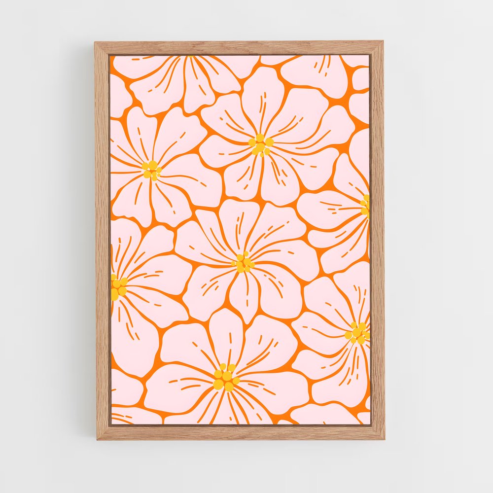 ap-botanical patterns-10 cadre Bois clair