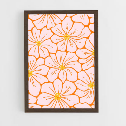ap-botanical patterns-10 cadre Bois foncé