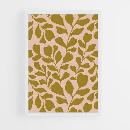 ap-botanical patterns-5 cadre Blanc