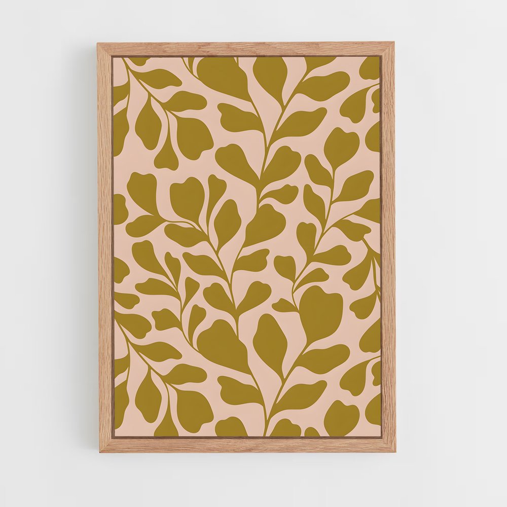 ap-botanical patterns-5 cadre Bois clair