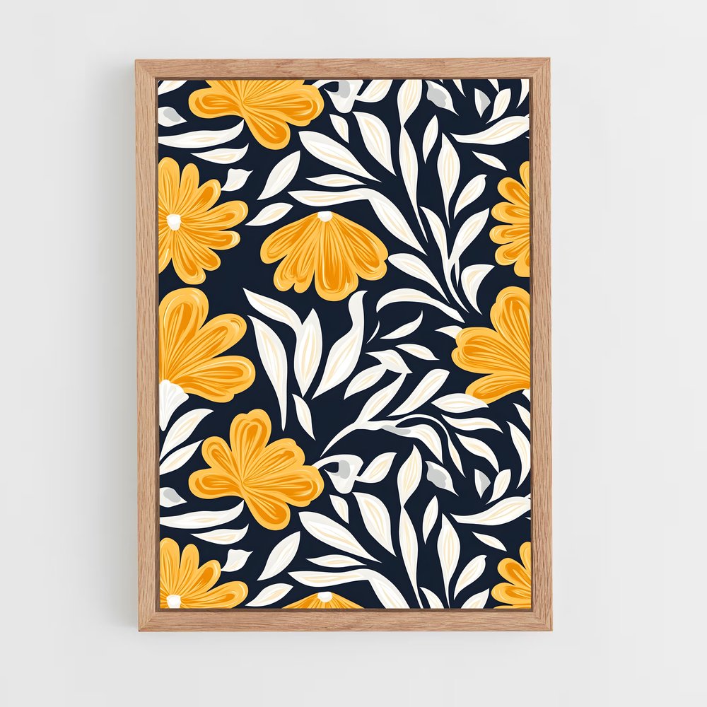 ap-botanical patterns-8 cadre Bois clair