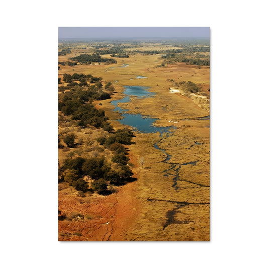 Poster Rivières du Botswana