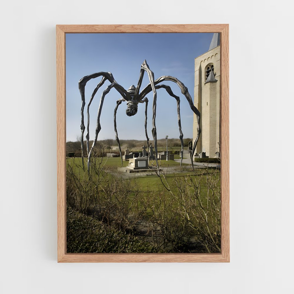 ap-bourgeois spider maman-1 cadre Bois clair