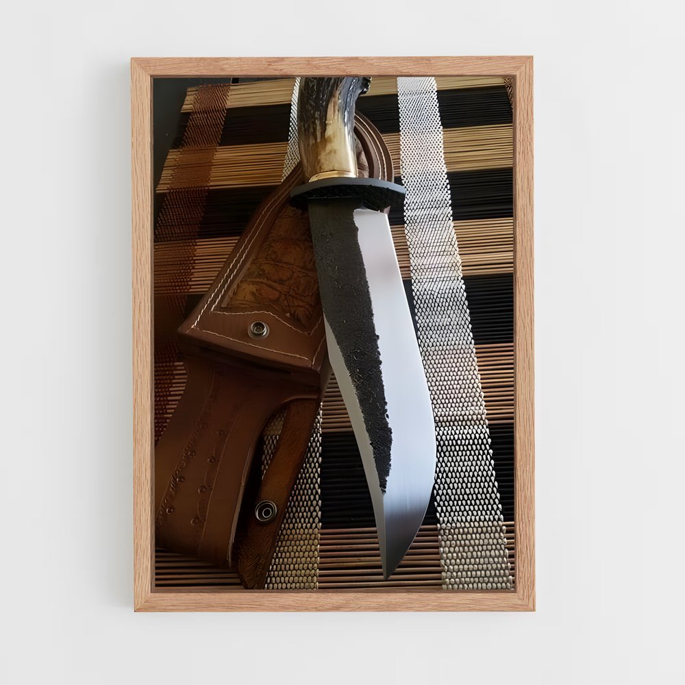 ap-bowie knife-1 cadre Bois clair
