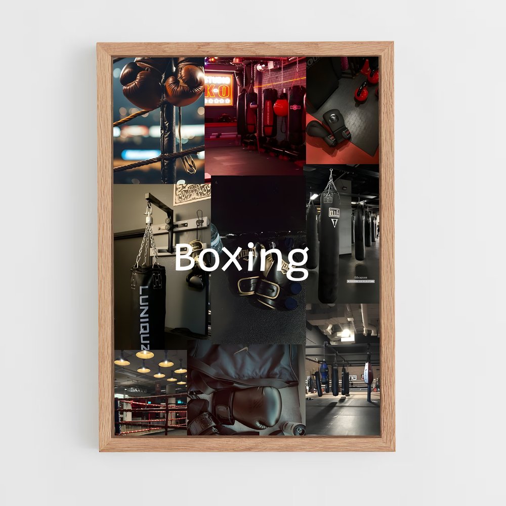 ap-boxing-1 cadre Bois clair