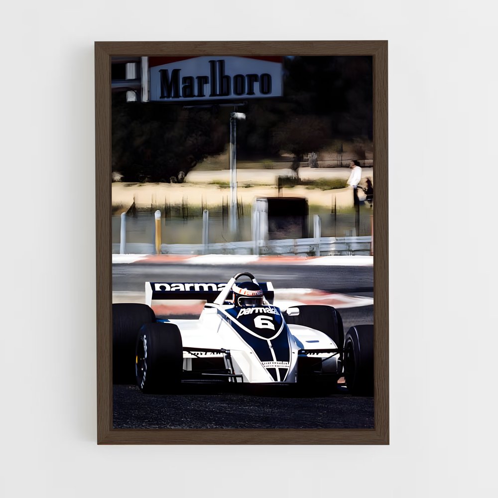 ap-brabham bt49-1 cadre Bois foncé