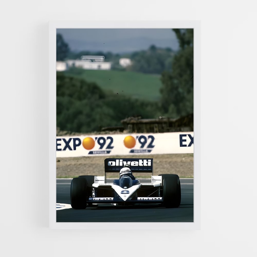 ap-brabham bt52-2 cadre Blanc