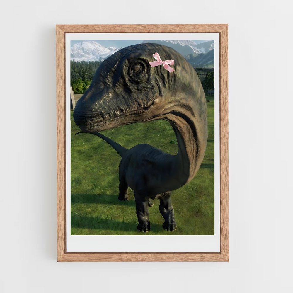 ap-brachiosaurus-1 cadre Bois clair