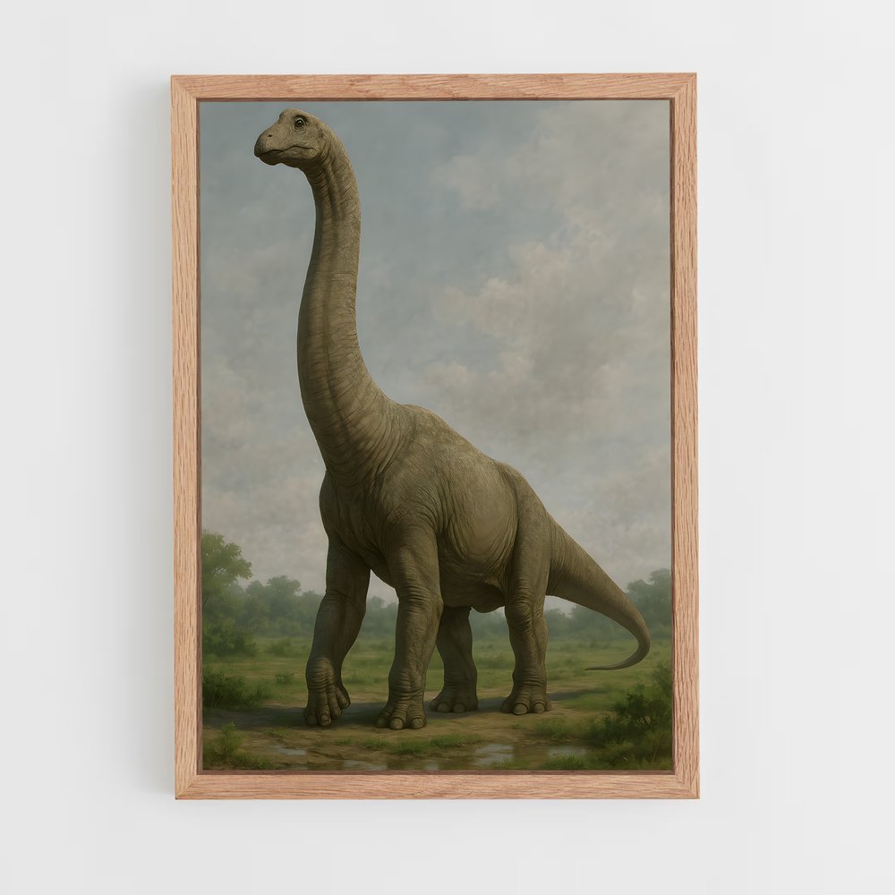 ap-brachiosaurus-3 cadre Bois clair