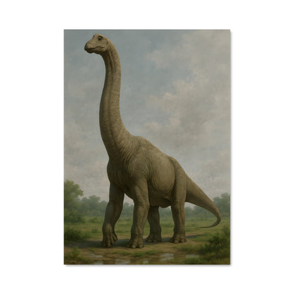 Poster Brachiosaurus Majestueux