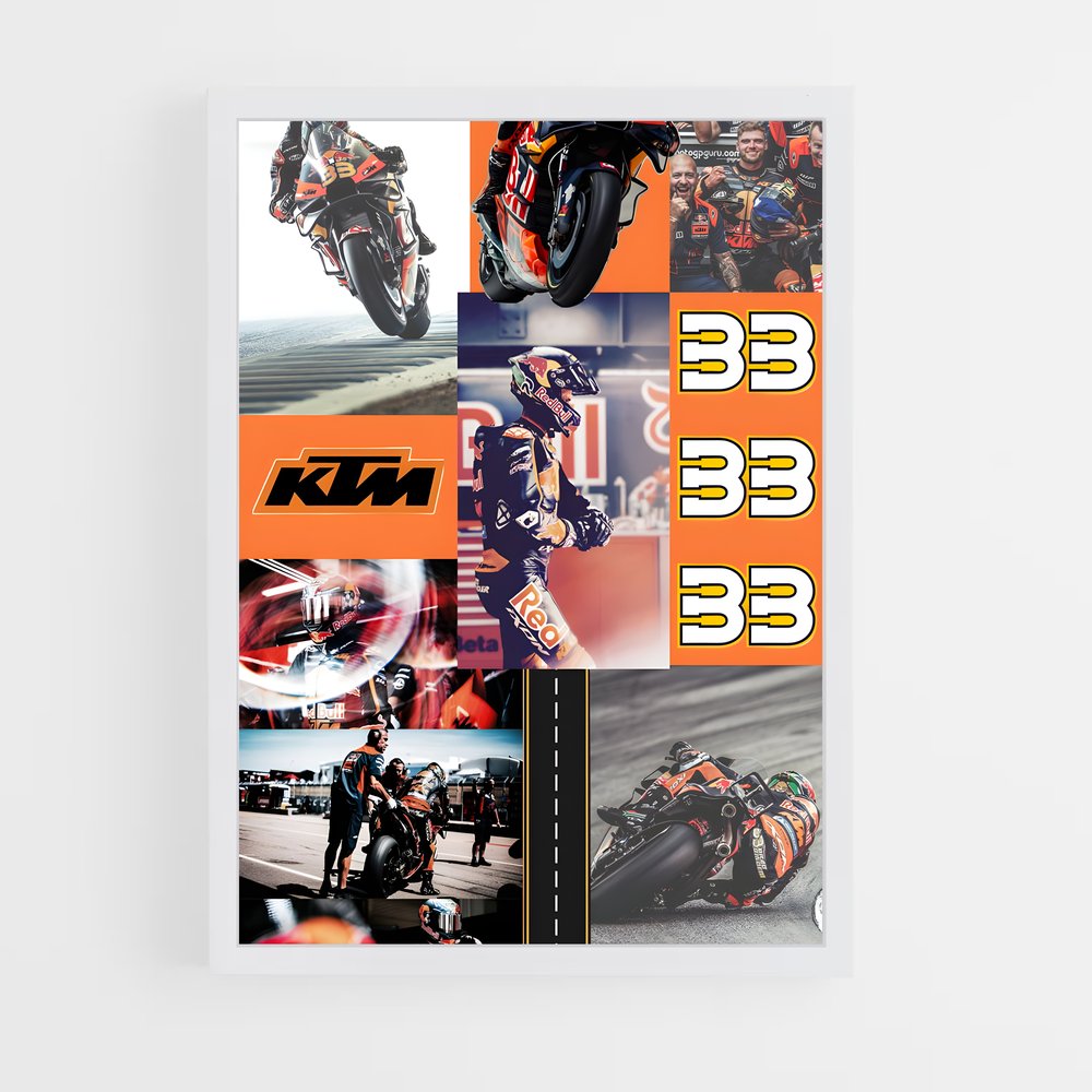 ap-brad binder-9 cadre Blanc