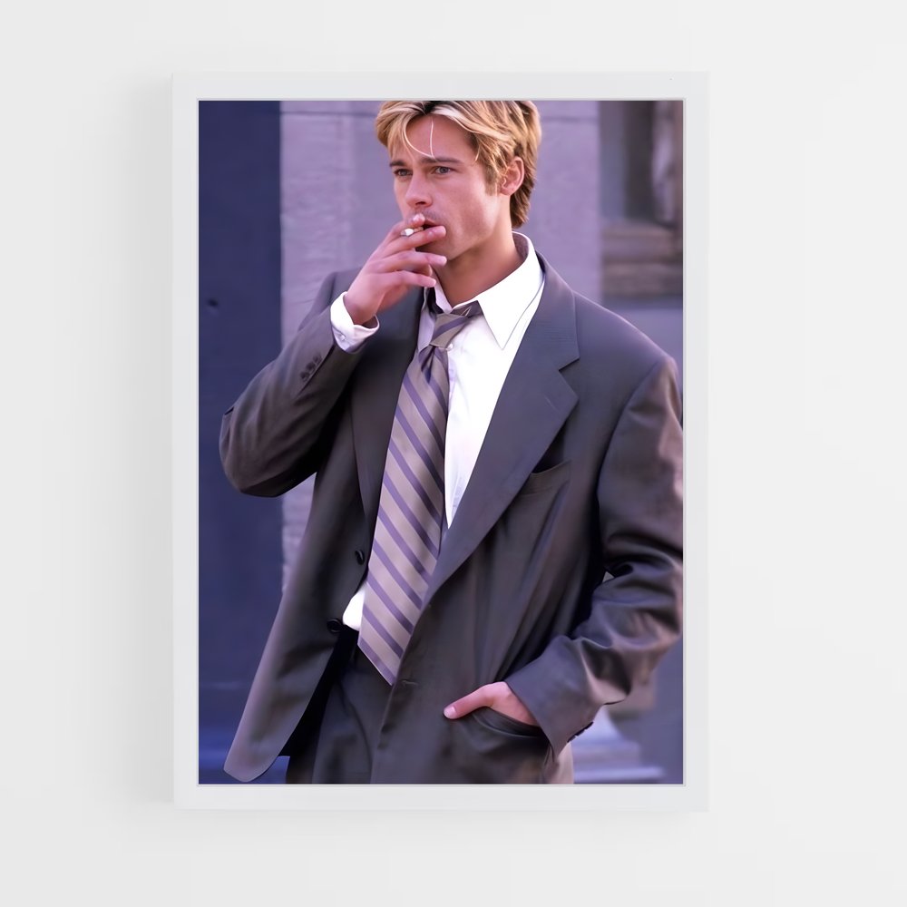 ap-brad pitt-1 cadre Blanc