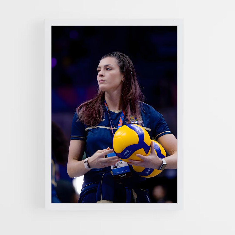 ap-brazil national volleyball team-5 cadre Blanc