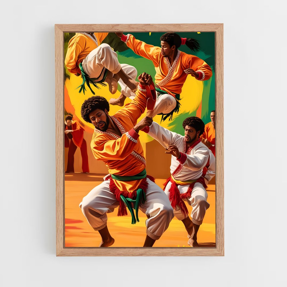 ap-brazilian capoeira confederation-1 cadre Bois clair
