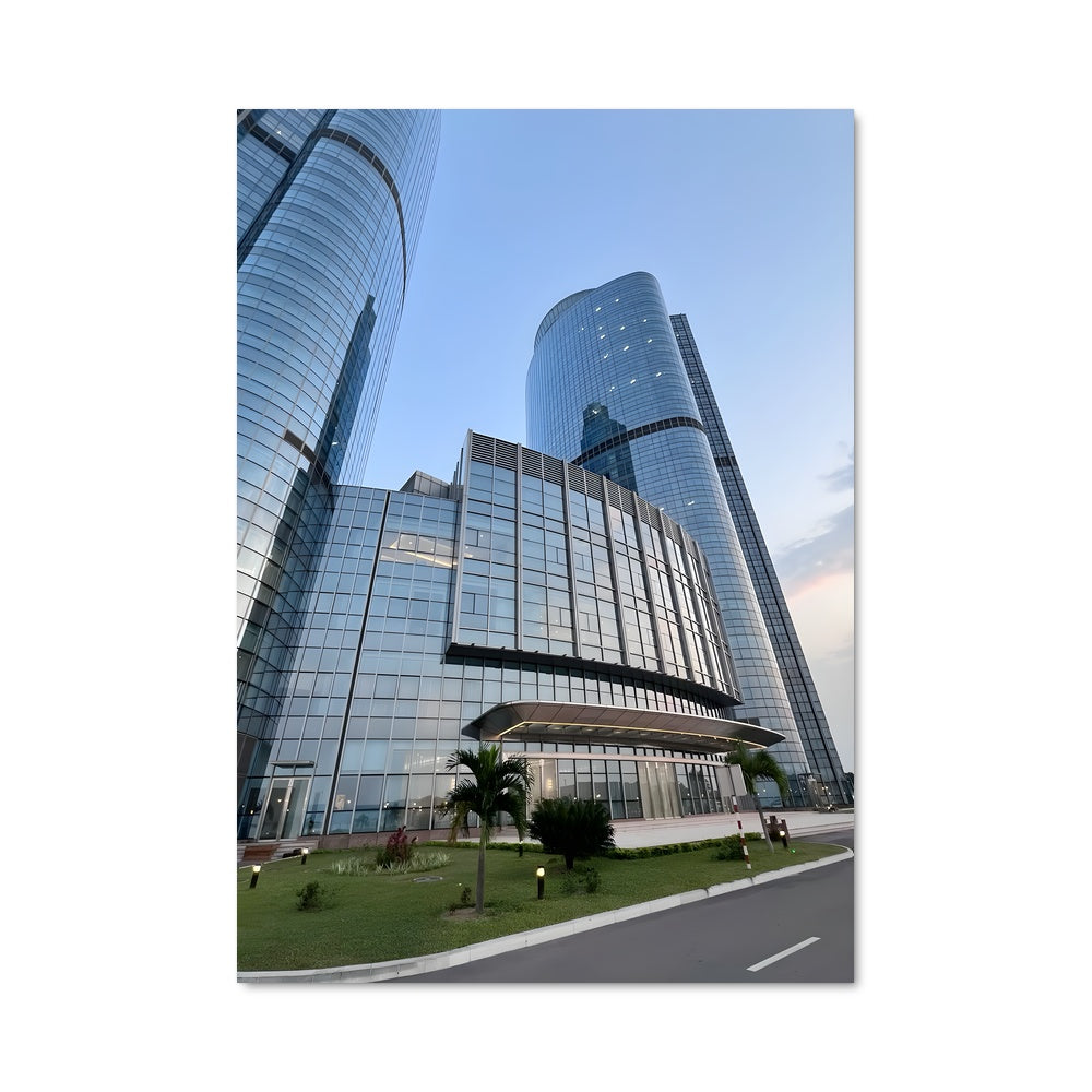 Poster Skyline de Brazzaville