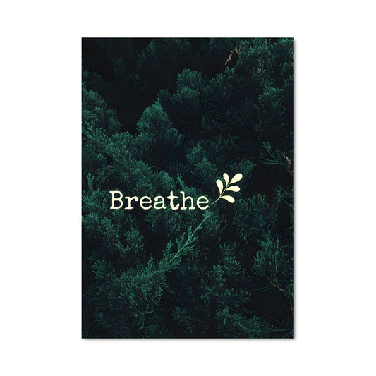 Poster Respire Vert