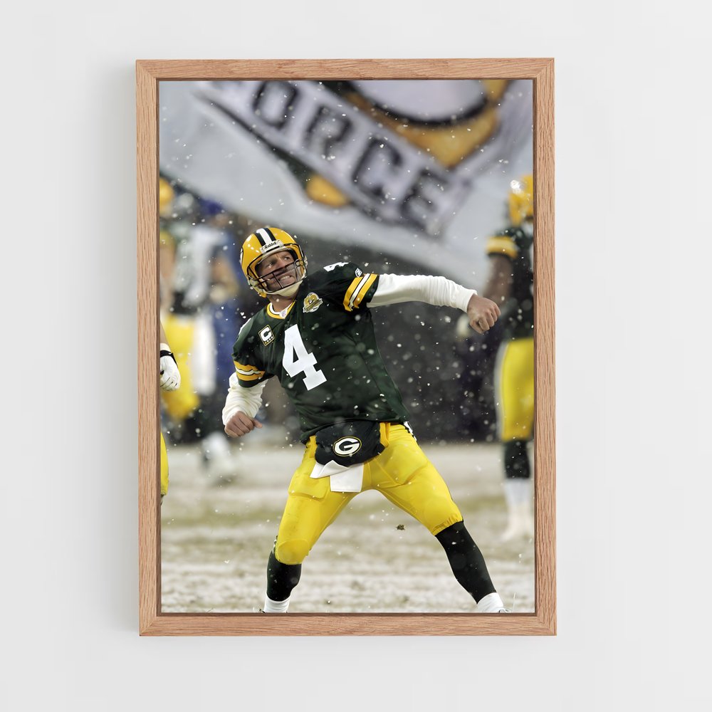 ap-brett favre-2 cadre Bois clair