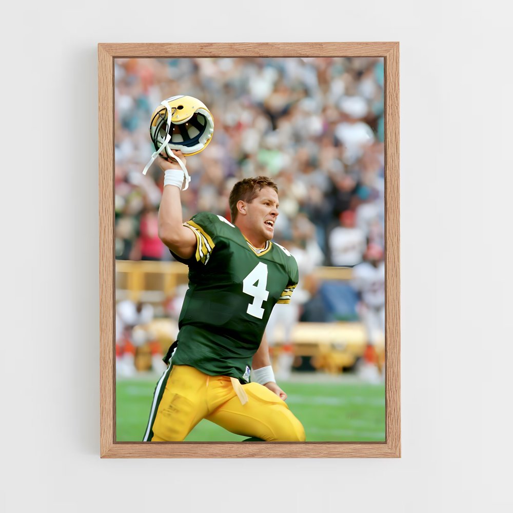 ap-brett favre-3 cadre Bois clair