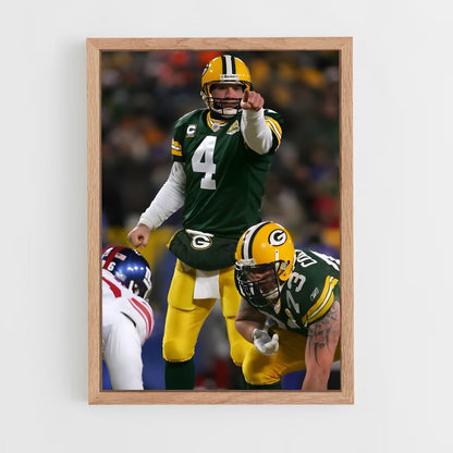 ap-brett favre-5 cadre Bois clair