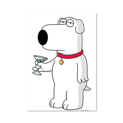 Poster Martini Dog