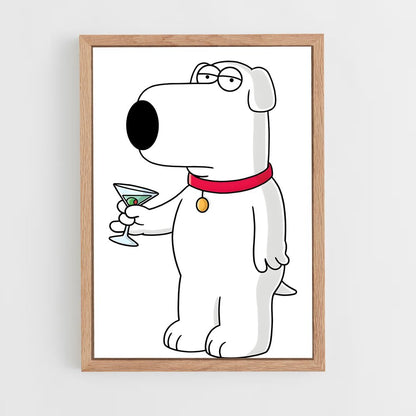 ap-brian griffin-1 cadre Bois clair