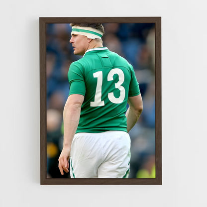 ap-brian o'driscoll-1 cadre Bois foncé