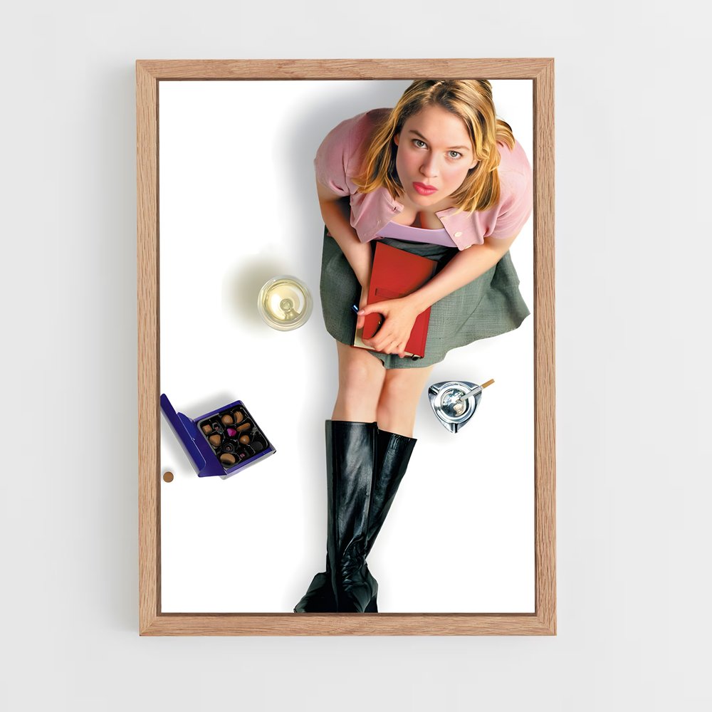 ap-bridget jones-10 cadre Bois clair