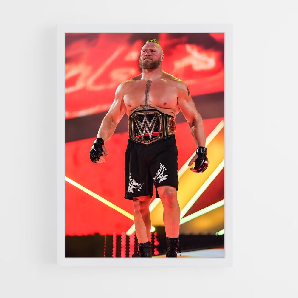 ap-brock lesnar-10 cadre Blanc