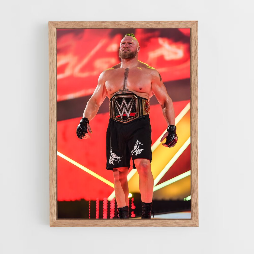ap-brock lesnar-10 cadre Bois clair