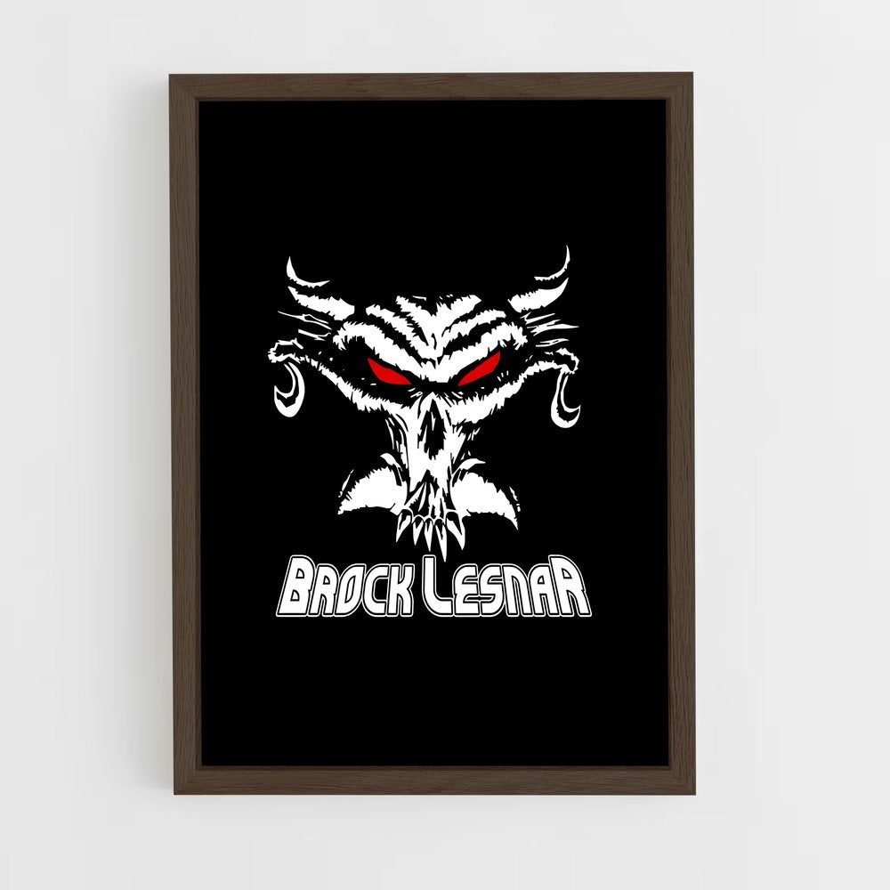 ap-brock lesnar-3 cadre Bois foncé