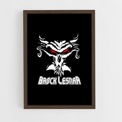 ap-brock lesnar-3 cadre Bois foncé